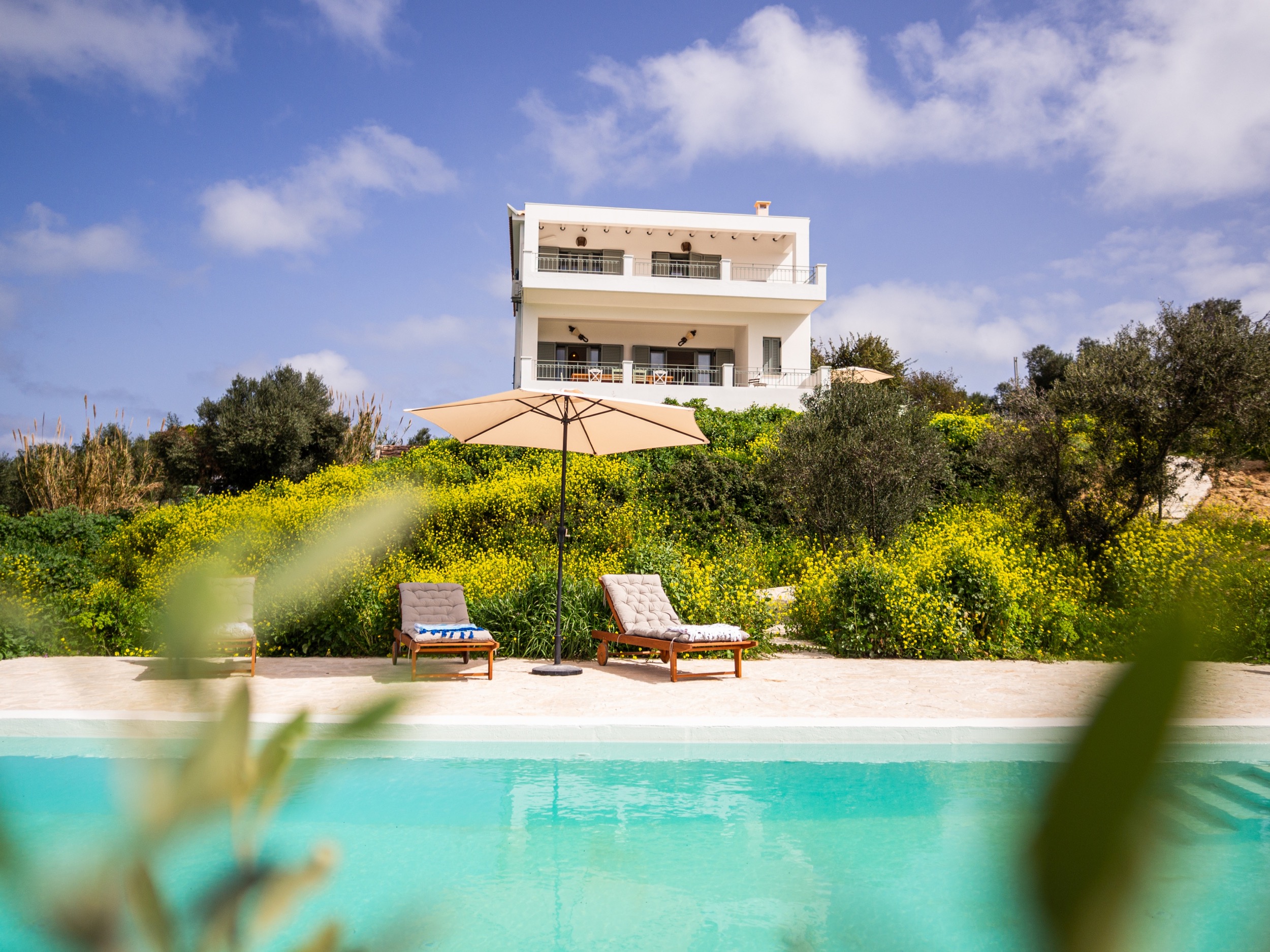 aussenbereich villa gerakada koroni peloponnes 9