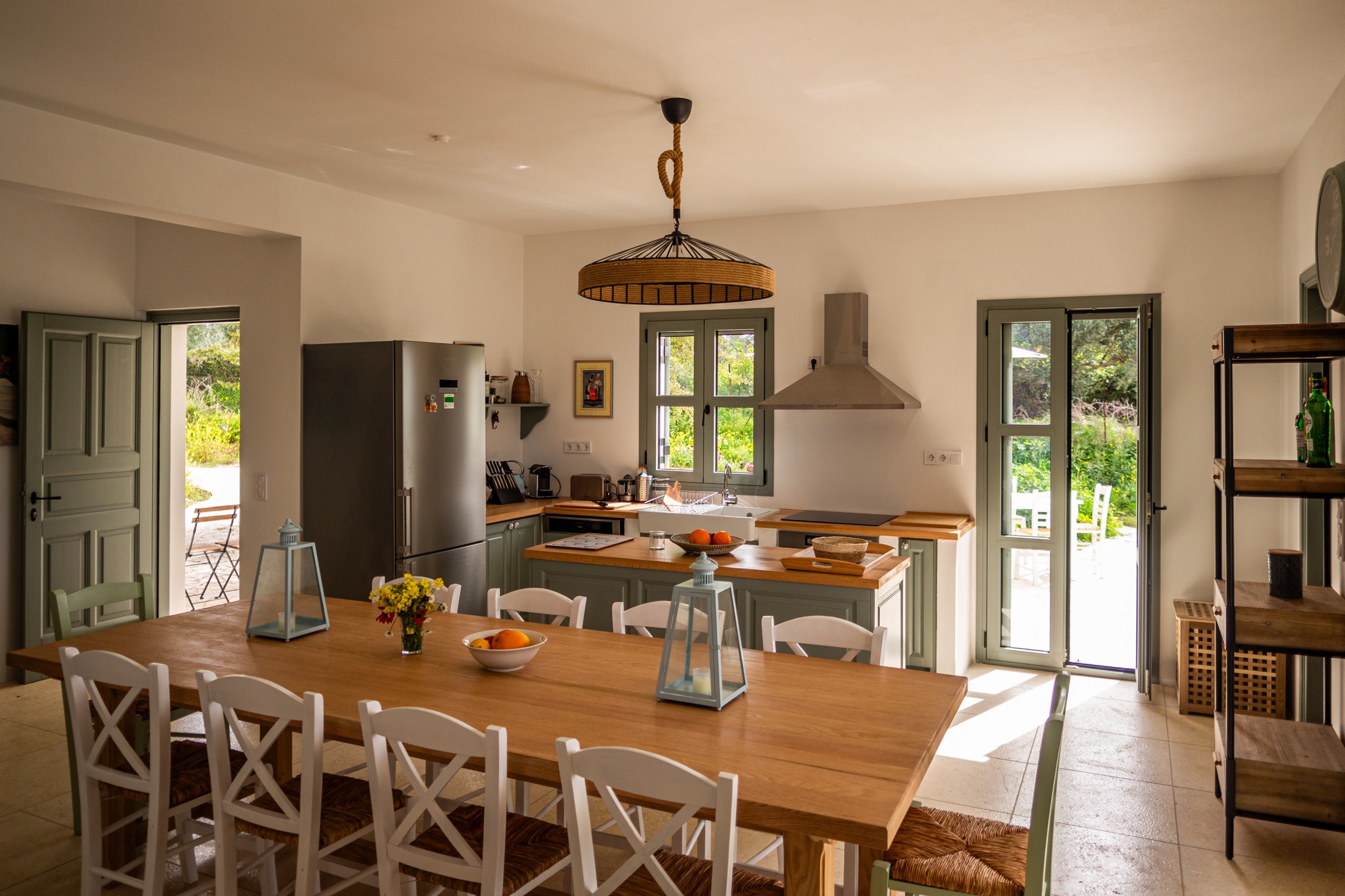 wohnbereich kueche villa gerakada koroni peloponnes 12